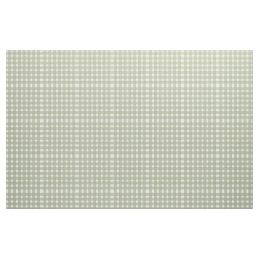 Sage Green White Gingham Pattern Stoff (Fat Quarter (45,7 x 55,9 cm))