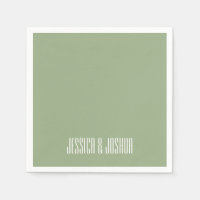Sage Green White Ultra Modern Wedding