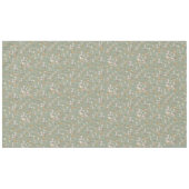 Sage Green Wildblume Boho Wedding in Bloom Garden Tischdecke (Vorderseite (Horizontal))