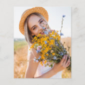 Sage Green Wildblume Petals & Prosecco Foto (Rückseite)