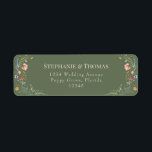 Sage Green Wildblumen geben Adressenaufkleber zurü<br><div class="desc">Erweitern Sie die Korrespondenzkunst mit unserem "Sage Green Wildblumen Return Address Label". Dieses Label, das mit dem fesselnden Design aus unserer Sage Green Wildblume Meadow Wedding Collection verziert ist, bringt eine Touch der Verzauberung zu jedem Poststück. Diese Rücksendeadressen-Aufkleber vermitteln als Ergänzung zum Hochzeitstil das Wesen der Natur und den sorglosen...</div>