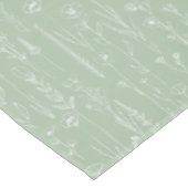 Sage Green Wildflower Baby Shower Tablecloth Tischdecke (Schrägansicht)