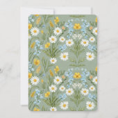 Sage Green Wildflower Feiertagskarte (Vorderseite)
