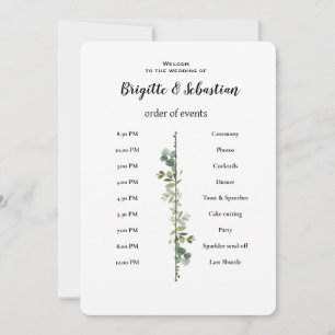 Sage Green Wird Greenery Gold Wedding Einladung