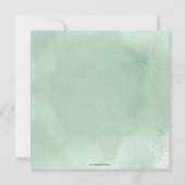  Sage Green with White Rose Empowerment Quote (Rückseite)