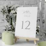 Sage Green Wldflower Wedding Tischnummer<br><div class="desc">Mit unseren Sage Green Wldflower Wedding Tischnummern verbessern Sie Ihre Empfang-Dekoration. Diese Zahlen,  die mit feinen Wildblumen geschmückt sind,  verleihen Ihren Sitzgelegenheiten eine Touch von Eleganz. Führen Sie Ihre Gäste mühelos durch Ihre elegante Feier.</div>