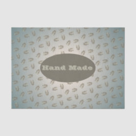 Sage Greenery Leaf Hand Made oder Vielen Dank Seidenpapier