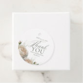 Sage Greenery White Rose Wedding Geschenkanhänger (Beispiel)