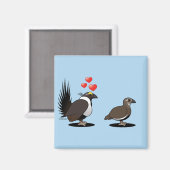 Sage Grouse-Liebe Magnet (Vorderseite/Rückseite)