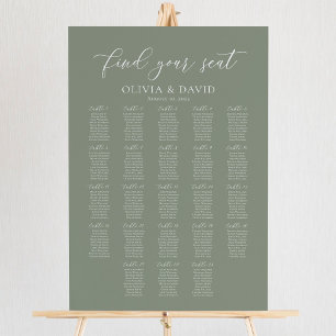 Sage Grün 23 Tische Finde Deinen Platz Sitzplan Poster