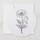 Sage Grün Details QR-Code Karte (Rückseite)