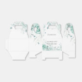 Sage Grüntöne Blumenhochzeit Personalisiert Geschenkschachtel (Ungefaltet)