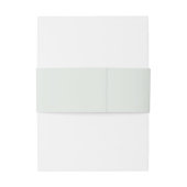 Sage Hand Drawn Hearts Monogram Whimsical Wedding Einladungsbanderole (Rückseitenbeispiel)