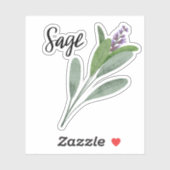 Sage Herb Jar Sticker (Blatt)
