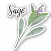Sage Herb Jar Sticker (Vorderseite)