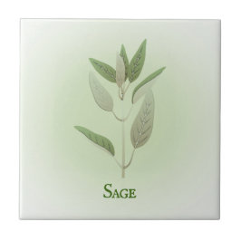 Sage Herbal Design Keramik Tile Fliese