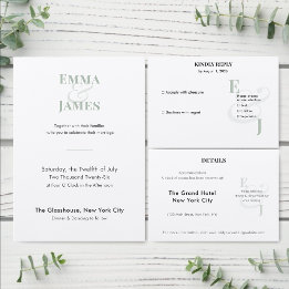 Sage Hochzeit | Hotel | QR Code Begleitkarte