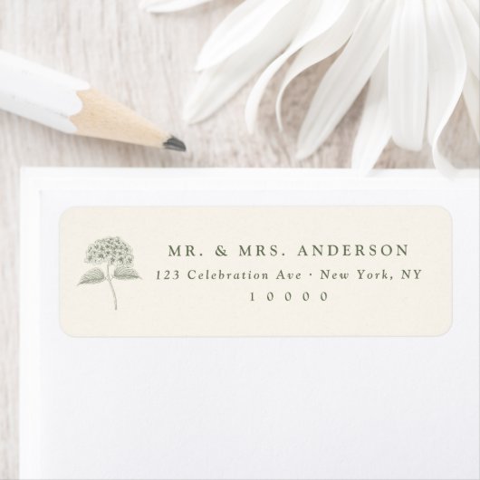 Sage Hydrangea Vintage Wedding Details (Insitu)