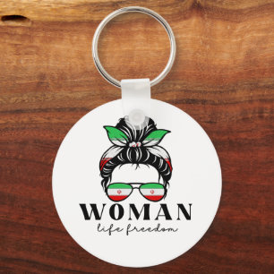 Sage ihren Namen Masha Amini Women Life Freedom Su Schlüsselanhänger