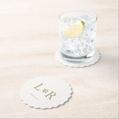 Sage & Ivory Simple Chic Couple Untersetzer (Vor Ort)