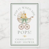 Sage Karren Pop It When She Pops Etikett (Einzelnes Label)