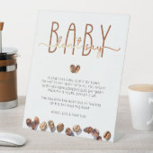 Sage kein Baby Coffee Baby Shower Game Sockelschild (In Situ)