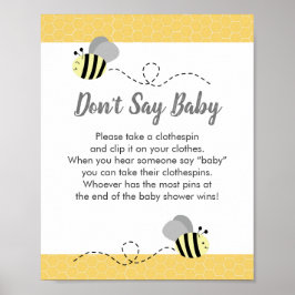 Sage kein Baby-Duschspiel Poster