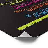 Sage kein Baby Fiesta Shower Poster (Ecke)