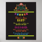 Sage kein Baby Fiesta Shower Poster (Vorne)