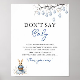 Sage keine Baby Oaster Chinoiserie Baby Shower Poster