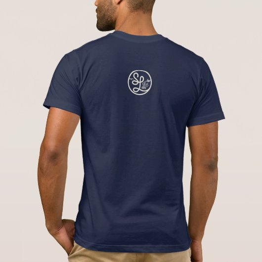 Sage Lake Emblem T - Shirt mit Back Print (Rückseite)