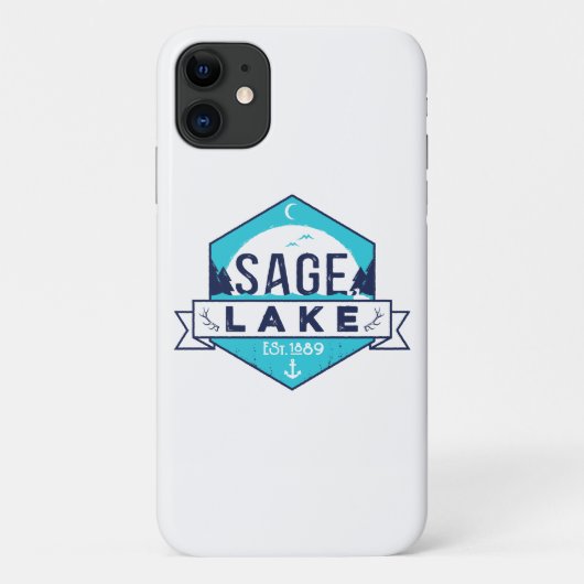 Sage Lake iPhone 11 Fall Case-Mate iPhone Hülle (Rückseite)