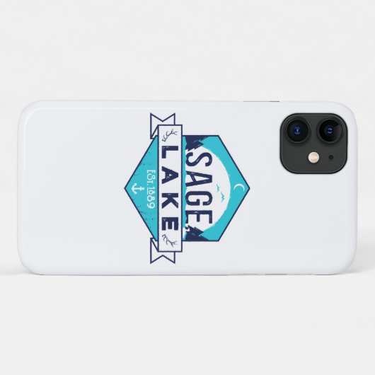 Sage Lake iPhone 11 Fall Case-Mate iPhone Hülle (Rückseite (Horizontal))