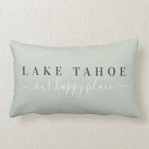 Sage Lake Tahoe Happy Place Lumbar Pilz Lendenkissen