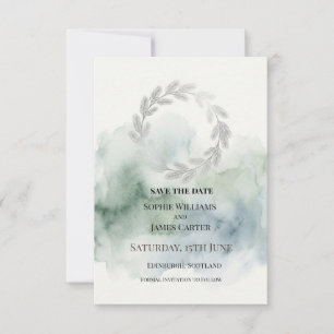 Sage Laurel Hochzeit Save The Date