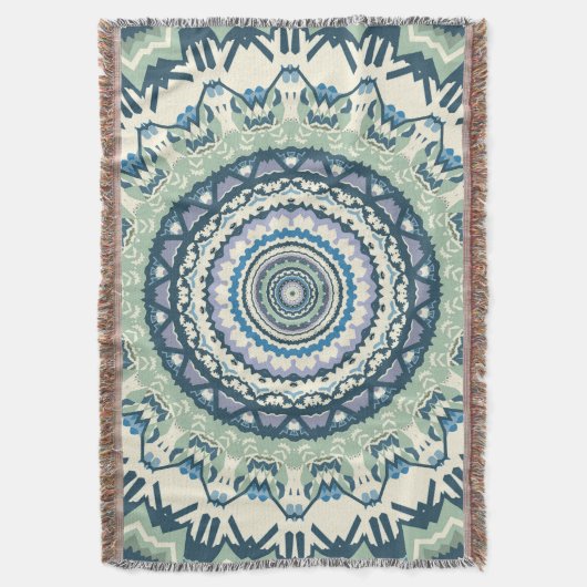 Sage Lavender Mandala Decke (Vorderseite Vertikal)