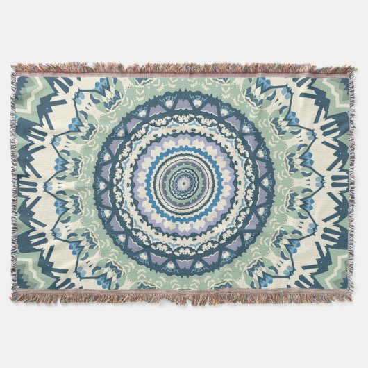 Sage Lavender Mandala Decke (Vorderseite)