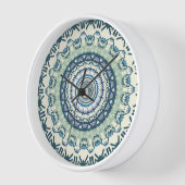 Sage Lavender Mandala Uhr (Winkel)