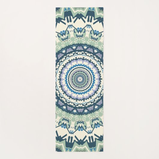 Sage Lavender Mandala Yogamatte (Rückseite)