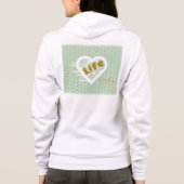 Sage Life Full Zip Hoodie von Poet Adiela Akoo (Rückseite)