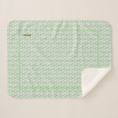 Sage Life Sherpa Blanket von Adiela Akoo Sherpadecke (Vorderseite (Horizontal))