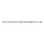 Sage (Light, Medium, Dark), White Diagonal Stripes Satinband (Vorderseite)