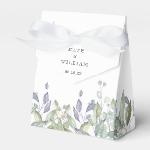 Sage Lilac Greenerenerity Foliage Wedding Geschenkschachtel