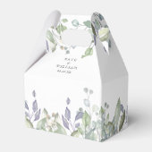 Sage Lilac Greenerenerity Foliage Wedding Geschenkschachtel (Vorderseite)