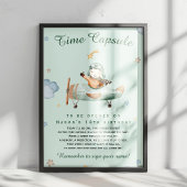 Sage Little Aviator Time Capsule Milestone Poster
