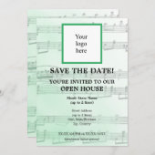 Sage Local Music Store I Logo Open House Save The Date (Vorne/Hinten)
