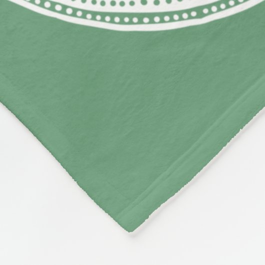 Sage Mandala Fleecedecke (Ecke)