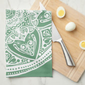 Sage Mandala Handtuch (Viertel Falte)