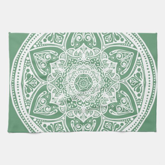 Sage Mandala Handtuch (Horizontal)