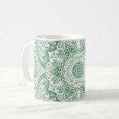 Sage Mandala Kaffeetasse (Vorderseite Links)